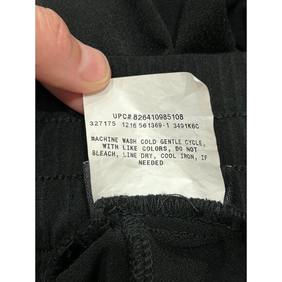 In Studio Womens Plus Size Wide Leg Black Pants Size 1X - Picture 7 of 8